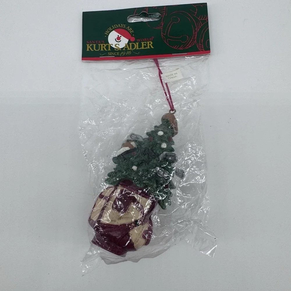 Kurt S. Adler Golf Balls Bag Clubs Hanging Christmas Tree Ornament Tree NIP